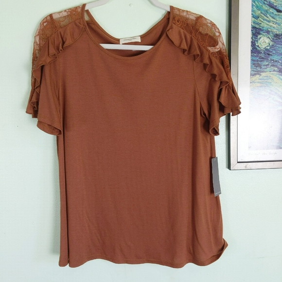 Sophie Rue Tops - NWT Sophia Rue Burnt Orange Top Size Medium